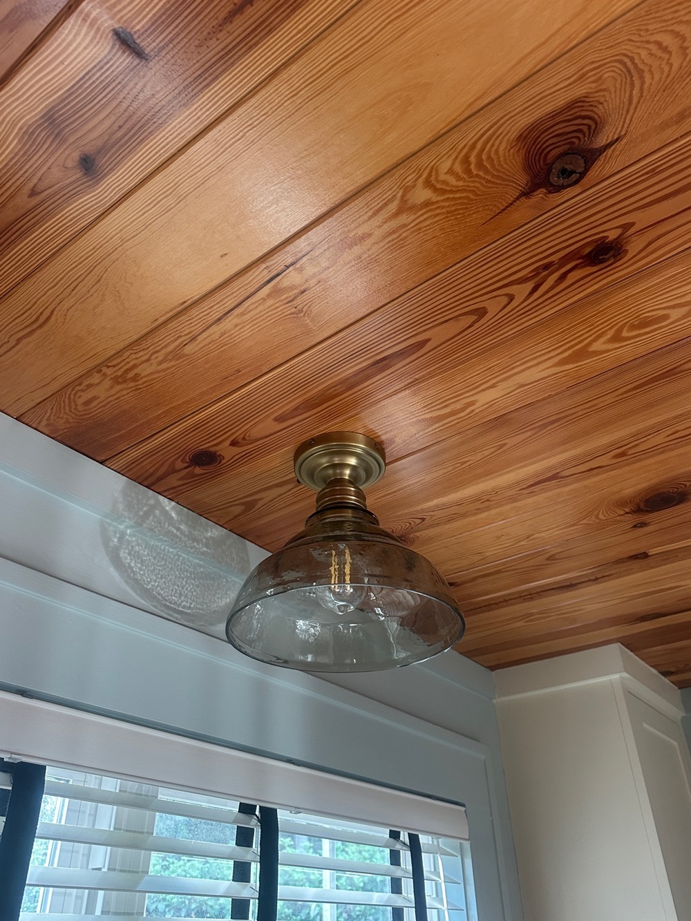 Pottery Barn vintage Semi-Flush Ceiling Light